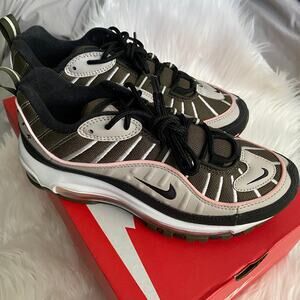 NWB Nike Air Max 98 Cargo Khaki/ Black Desert Sand Sz 6.5
